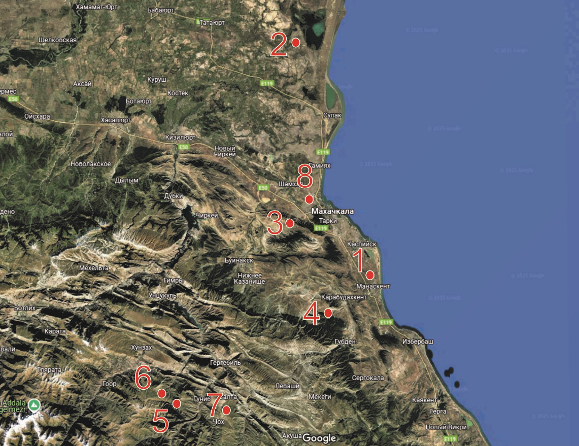 Экспедиция «Республика Дагестан». Карта Дагестана. ЦМП им. В.В. Докучаева Экспедиция «Республика Дагестан». Карта Дагестана. ЦМП им. В.В. Докучаева