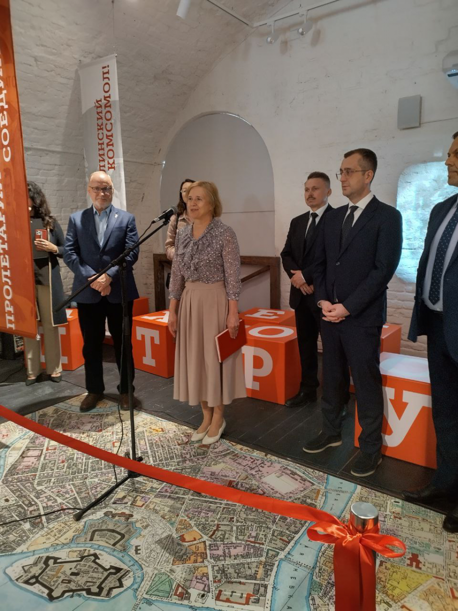 Выставка «Археология Петербурга. Начало». Открытие выставки. ЦМП им. В.В. Докучаева