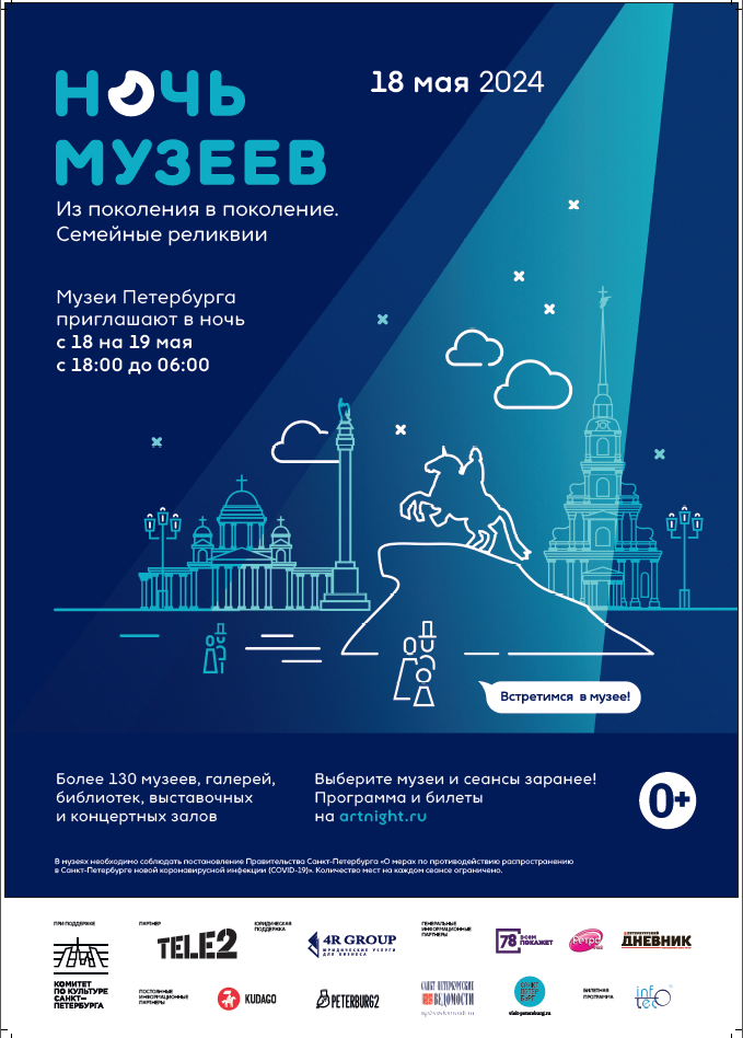 Ночь музеев 2024. Плакат. ЦМП им. В.В. Докучаева